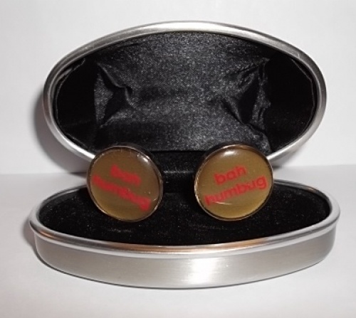 Bah Humbug - Christmas Novelty Cufflinks